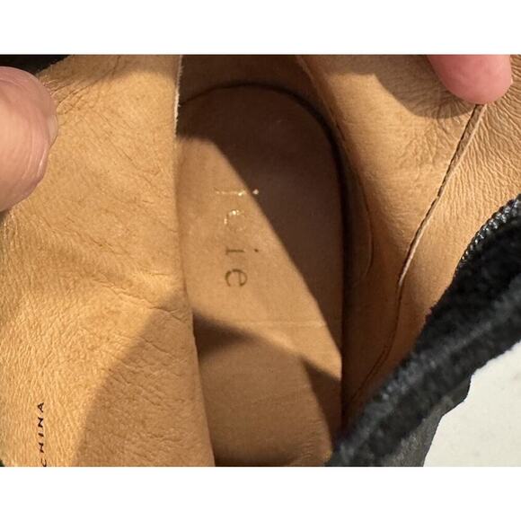 Joie Women’s Size 40 Black Suede Booties Boots Boho Festival Classic READ - Picture 6 of 16